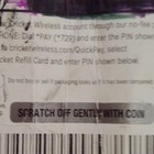 Cricket Wireless  30 Prepaid Minutes Refill Card Us Service Credit
