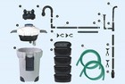 200 Gallon Aquarium Fish Tank External Canister Filter   Media Kits Self Priming