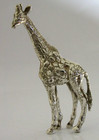 Quality Large 333g African 958 Solid Sterling Silver Giraffe Figure Animal C2000