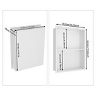 Stainless Steel Shower Storage Niche Recessed Wall Cabinet For Bathroom Storage