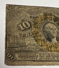1863 2nd Issue Fractional Postage Currency 10 Cents Paper Ten Cent Note