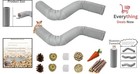 2pcs Foldable Small Animal Tunnels   19pcs Chew Toys Hamster Rat Ferret Cage Toy
