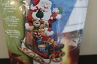 Bucilla 86359 Santa   His Sleigh Felt Applique Christmas Stocking Kit 18  Sequin