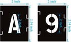 2 Inch Letter Stencils Symbol Numbers Craft Stencils 42 Pcs Alphabet Stencils