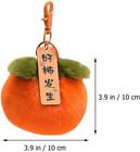 Persimmon Plush Keychain Bag Charm Backpack Charm