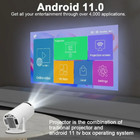 Portable 4k Mini Projector 10000 Lumen Led 1080p Wifi Bluetooth Uhd Home Theater