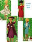 Vintage Fashion Doll Clothes 31 Knit crochet Patterns Fits Barbie 11 5  Doll