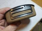 Vintage  en Route To Financial Independence  Metal Advertising Coin Bank Fishing