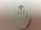 1980   scracker Jack Gumball Prize Metal Michael Jackson White Glove Charm