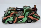 Vtg Made In Japan Tin Toy Tank Armored Car Combat Tin Vehicle Friction Powered 