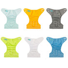 Baby Baby Cloth Diaper 6 Pack With 12 Inserts One Size Cloth Diaper Covers Adjus