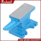 Findmall 24lbs Cast Iron Anvil Blacksmith Anvil Hard Round Horn Forging Tool