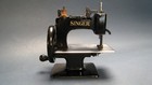 Antique Singer Mini Hand Crank Sewing Machine Model 20