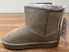 The Children s Place Faux Suede Faux Fur Boots Booties Taupe Toddler Girl 10 New