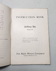 Original 1917 Instruction Book Jeffery Six Model 671 Owners Manual