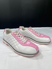 Brunswick Womens Pink White Bowling Shoes Size 9 Sku 7258