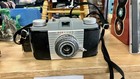 Kodak Pony 135 35mm Film Camera Silver black W  Strap   Power Pocket Flash  case