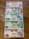 Uae Banknote Set 5  10  20  50  100 Dirham Currency Notes - Circulated