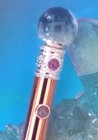 Copper Vortex Wand  Large Copper Wand With Chakra Crystals  Copper Chakra Wand