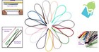 300 Pcs Stretchy Puppy Collars - Safe Adjustable Whelping Id Loops For Litter