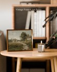 Insimsea Golden Framed Vintage Canvas Wall Art 10 l X 8 w  Arkville Landscape