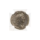 Roman Silver Denarius Of Hadrian  ad 117-138  - Ngc Certified Vf - Rare Coin