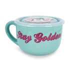 The Golden Girls Ceramic Soup Mug With Vented Lid   Holds 24 Ounces