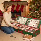 Underbed Gift Wrap Organizer gift Wrapping Paper Storage Container holds Up To 2