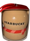 Starbucks Christmas Brown Bear Ceramic Ornament Limited Edition Rare Europe New