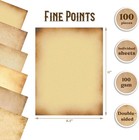Better Office 100-sheet Vintage Parchment Paper 8 5 x11  6 Double-sided Designs
