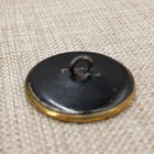 Victorian Brass Floral Sunburst Button Pierced Openwork 27mm Antique High Relief