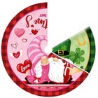  Valentine s Day Gnomes Tree Skirt Love Heart 36 Inch Reversible Double Sided 