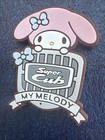 Honda Sanrio Super Cub My Melody Rubber Magnet Logo Gray Pink Ribbon