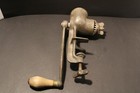 Antique Universal No 1 Food Chopper Meat Grinder Hand Crank Wood Handle L f   C