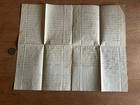 1855 Paxton Township Deed Handwritten Dauphin County Pa Original Damaged Rough