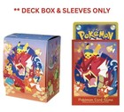  no Promo Card  Pokemon Center Hiroshima Deck Box And Sleeves  us Seller 
