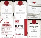 Onit Athlete 2026 Arkansas Razorbacks Football Trading Card Singles - You Pick 