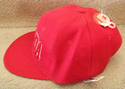 Canada Adult Red Hat Cap Snapback 100  Polyester