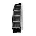 4 Tray Ice Cooled Condiment Serving Container For Restaurant Fruit Organizer