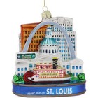 St  Louis Missouri Glass Christmas Tree Ornament C7747