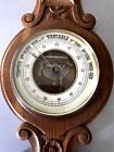 Vintage French Barometer Precision Hand Carved Tempete Pluie Variable