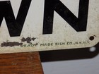 Vintage Safety First Be Careful Save A Life It May Be Your Own Metal Sign