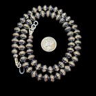 18  Navajo Pearls Desert 7mm Southwest Native Bench Beads Squash Pawn Necklace
