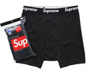New Supreme X Hanes Boxer Briefs  4 Pack  White black Size S-m-l-xl Fastshipping