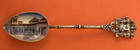 Rare Alhambra Granada Spain Espana Enamel Sterling 800 Silver Souvenir Spoon
