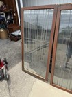 2 Antique Leaded Stained Glass Windows See Pics For Details