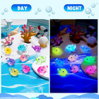 140pcs Luminous Mini Resin Dolphins Tiny Dolphin Figurines Glow In The Dark  Cut