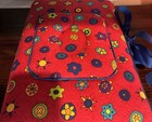 Vintage Handmade Puffy Ribbon Fabric 90s Primary  Photo Album Baby Boy Family