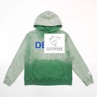 Gotofree 24fw Green Hoodie Sweatshirt Reversible Pullover Hooded Jumper Coat