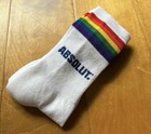 Absolut  Vodka Lgbtq Pride Rainbow Retro  brand New  Knee-high Socks  Stockings